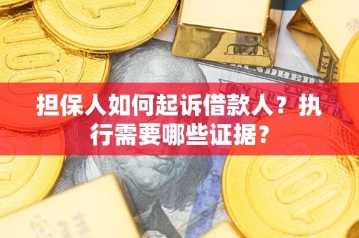 北京担保人如何起诉借款人？执行需要哪些证据？