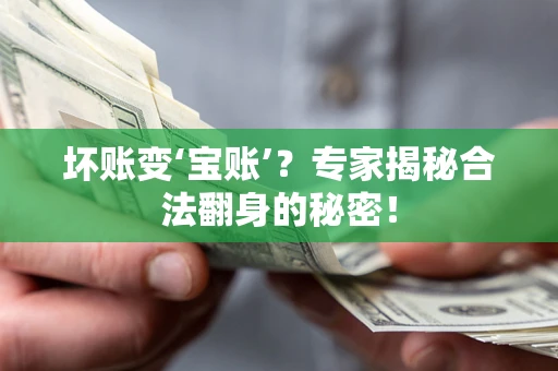 北京坏账变‘宝账’？专家揭秘合法翻身的秘密！