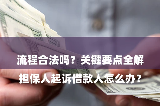 北京

担保人起诉借款人怎么办？流程合法吗？关键要点全解析