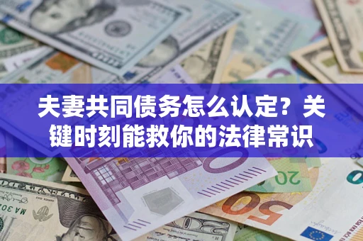 北京夫妻共同债务怎么认定？关键时刻能救你的法律常识