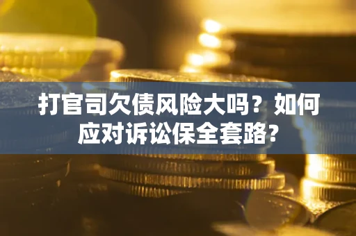 北京打官司欠债风险大吗？如何应对诉讼保全套路？